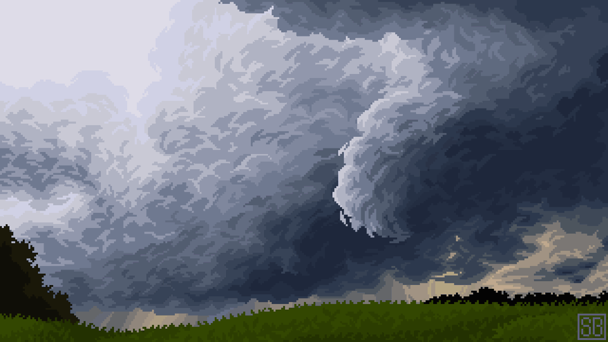 scrunchybean's tweet photo. #ドット絵 #pixelart 
Stormy https://t.co/M8QX9BZ8R4