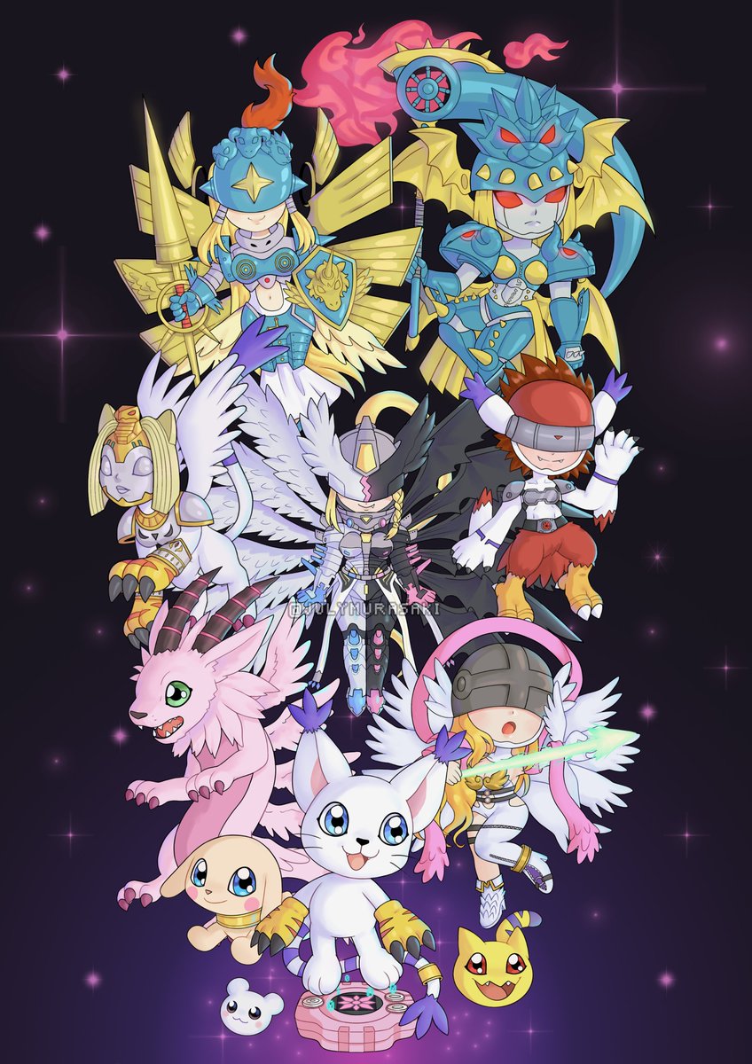 Gatomon &amp; evolutions
Commission for @thecostographer 💖
#digimon #デジモン #テイルモン