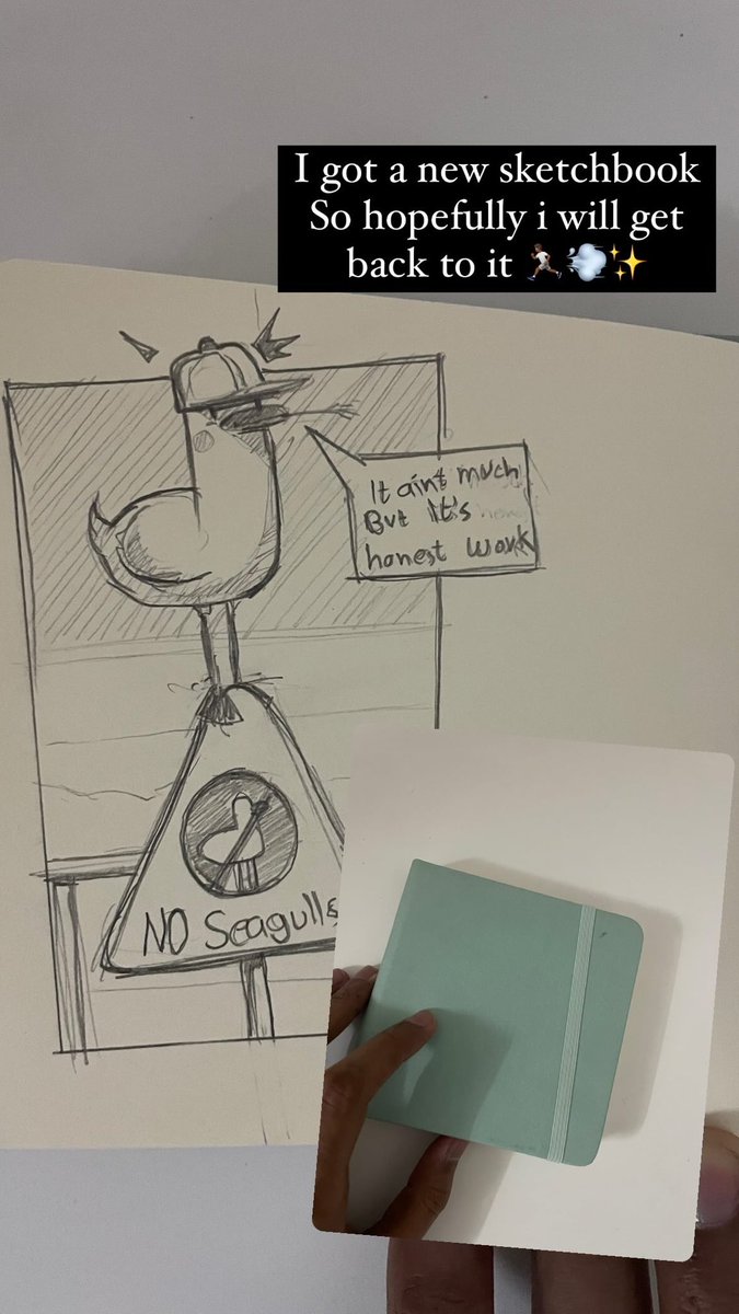 teahoe249's tweet photo. Got a tiny sketchbook, to force myself to draw again 🙆🏾‍♂️ hold me accountable please! https://t.co/GoRTjAQsnl