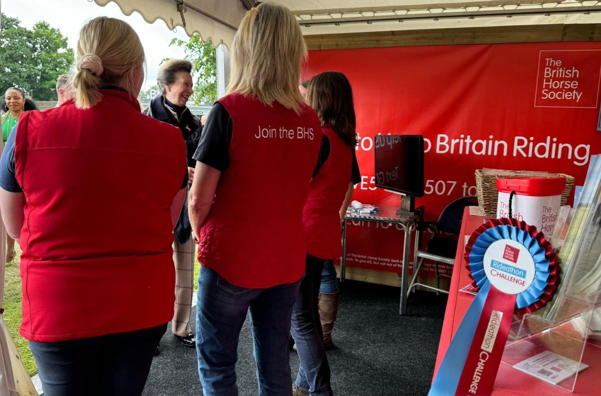 We were deeply honoured by the visit from HRH The Princess Royal, our Vice-Patron, at Bramham Horse Trials, where we were proudly official charity partner. 

Thank you to everyone who helped make a great week at Bramham 🙏 #KeepBritainRiding