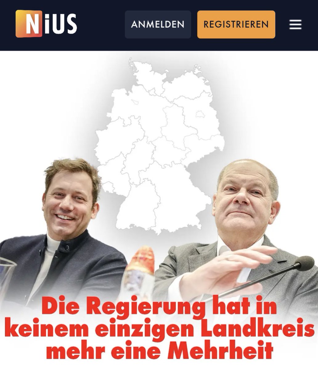 "Mit dem noch mal verstärkten Kampf gegen Rechts wird das alles in Ordnung kommen, Klingbeil."
nius.de/kommentar/die-…