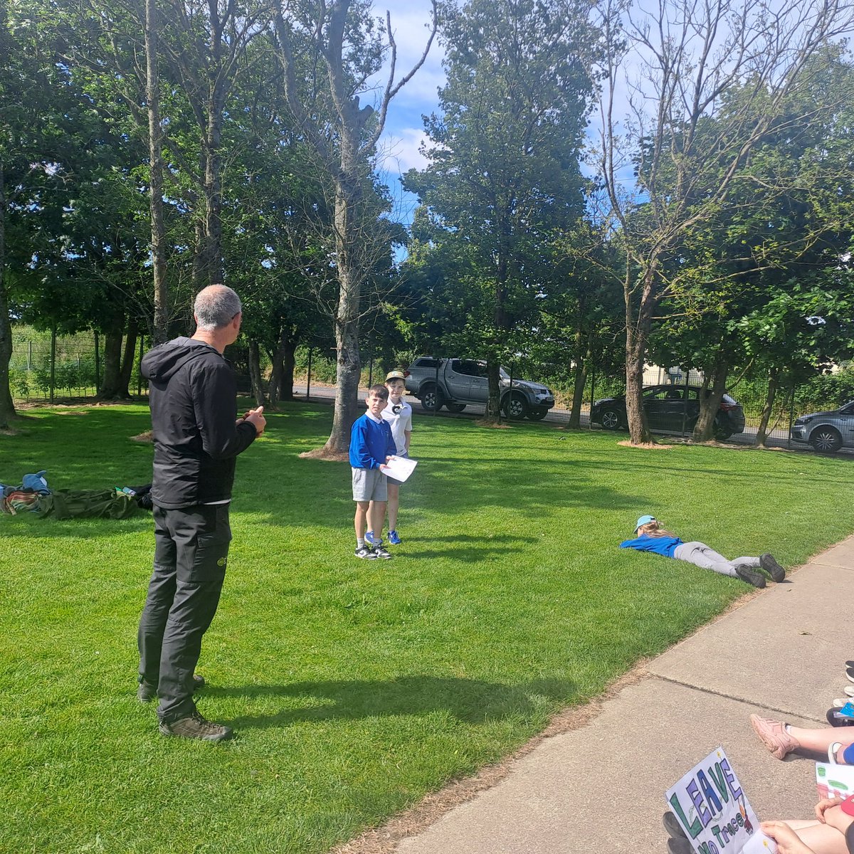 4th class completed their "Leave no Trace "program with Eoin today, having learnt a lot about the environment and helping to protect and preserve their local area.Some great project work completed too.<a href="/GreenSchoolsIre/">Green-Schools</a> <a href="/leavenotrace/">Leave No Trace</a>