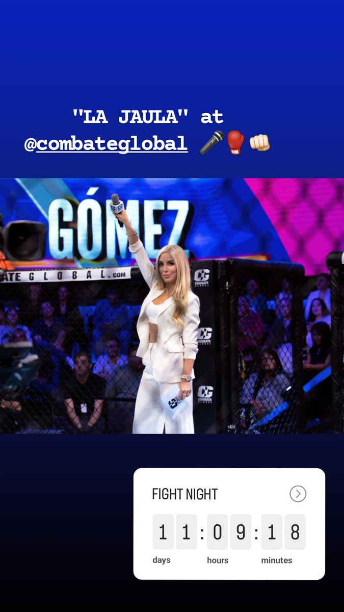 June 22, come find us and tune in for a night full of action, in Combate Global!