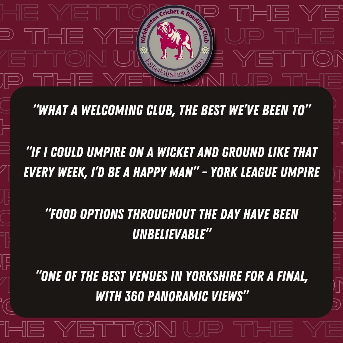 Kirkheaton Cricket & Bowling Club tweet media