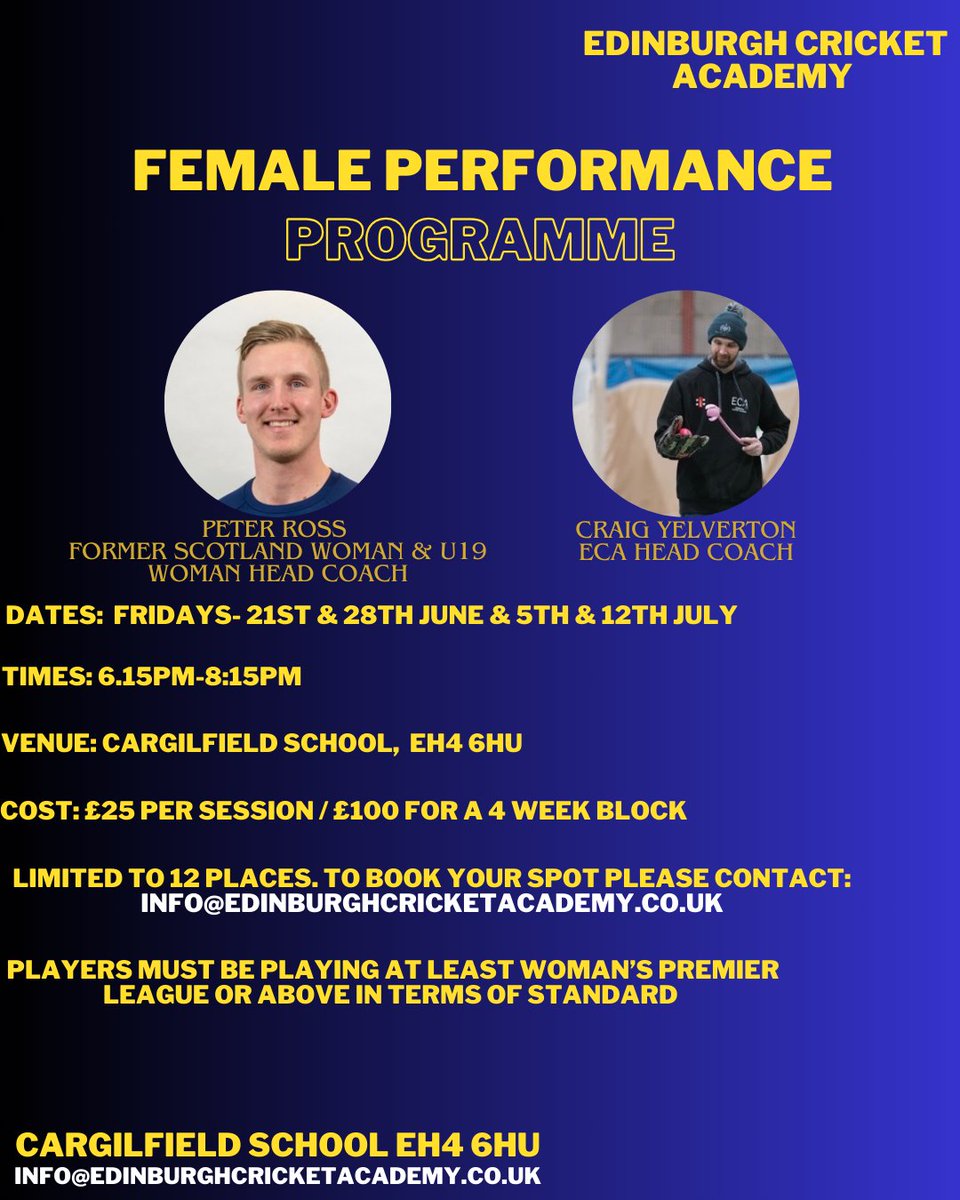 Edinburgh Cricket Academy tweet media