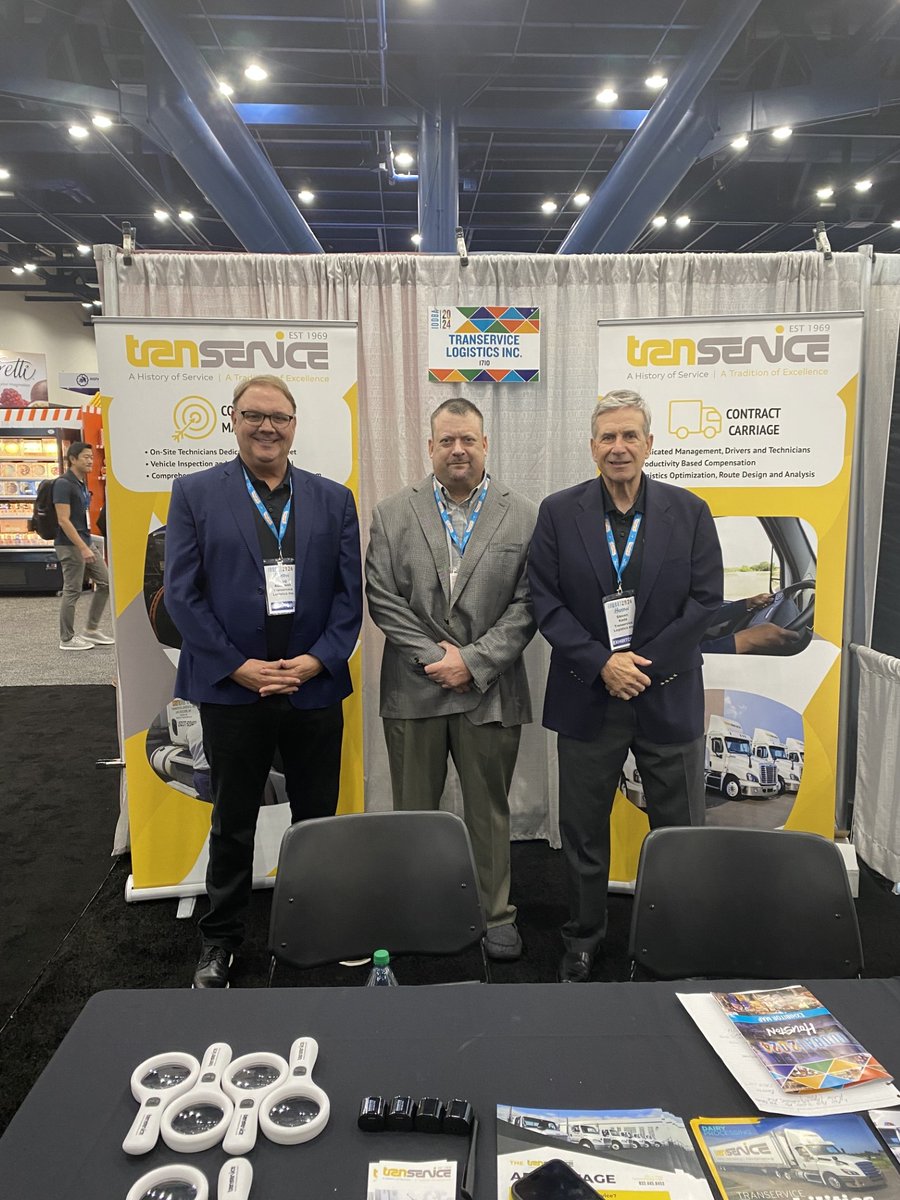 TranserviceInc's tweet photo. We're at the @IDDBA 2024 Show, and our booth 1710 is the place to be! Whether you're here for the dairy delights or the delivery deets, we've got you covered. Swing by and say hi – we'll make sure you don't leave empty-handed.
#IDDBA2024 #Transervice #Booth1710 #ShowTime #... https://t.co/CVtLe2dYck