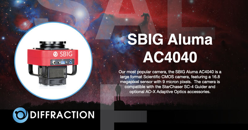 Save $1000 on the SBIG Aluma AC4040! With a 16.8MP sensor and 9-micron pixels, it’s compatible with the StarChaser SC-4 and AO-X accessories. Offer ends June 15, 2024. Limited stock available! 

Learn more: diffractionlimited.com/product/aluma-…

#DiffractionLimited #AstronomicalImaging