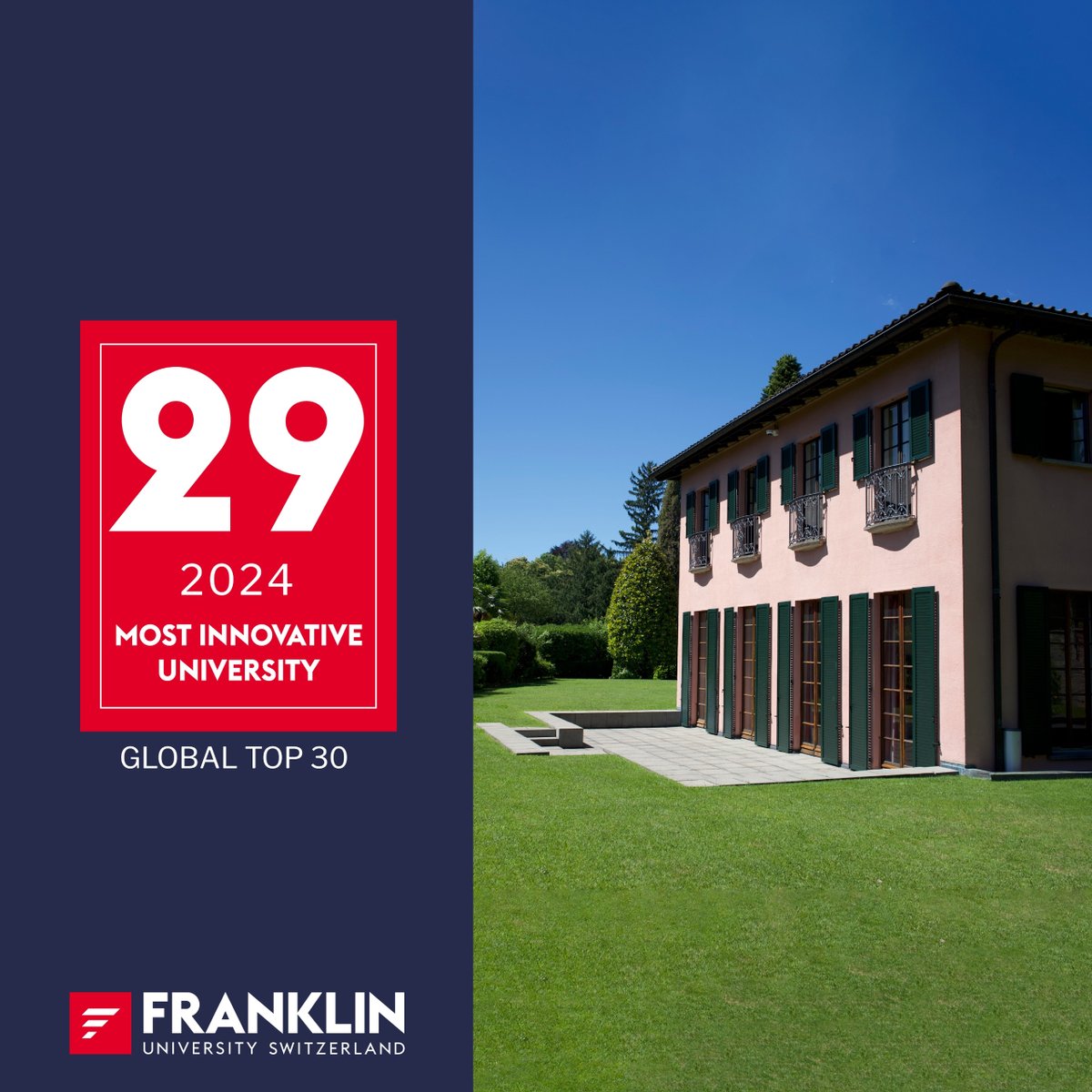 #Congratulations to Franklin for achieving 29th place on the list of 100 Universities with Real Impact (WURI) in 2023! 🤩 fus.edu/news-events/ne…