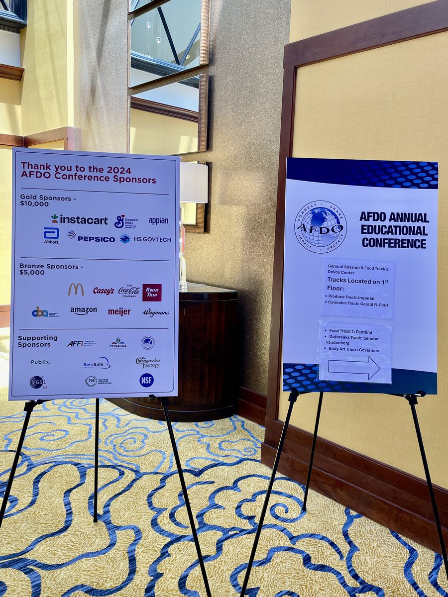 HSGovTech's tweet image. Are you attending @afdonews AEC in Grand Rapids, Michigan?

Come see us at our booth and get a HS GovTech Cookie and other swags. We’re here today and tmrw. #AFDO #FoodSafety