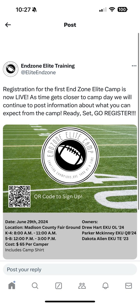 Parents don’t forget to sign your kids up! Come out learn, have fun and get better if you are in the Kentucky area!!