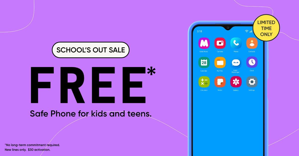 GabbWireless's tweet photo. Don't miss your chance to stay safely connected this Summer with the FREE* Gabb Phone 3 Pro. From GPS tracking to the parent-enabled app library; it's the best phone for kids and teens. https://t.co/CcW6zQgJJR
#FirstPhone #Parenting #KidPhone https://t.co/iwkSQq4BLs