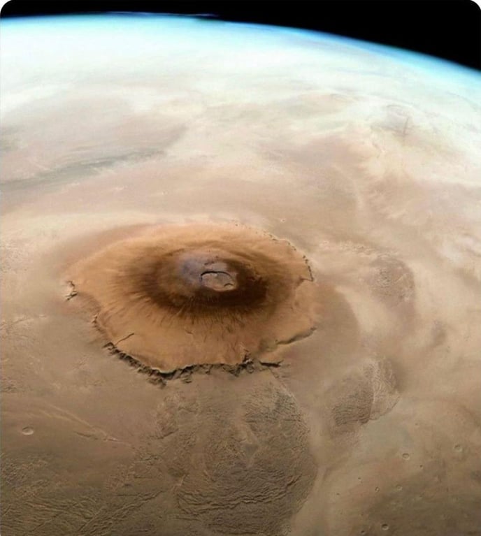 Olympus Mons(Mars) The tallest mountain in the solar system
NASA