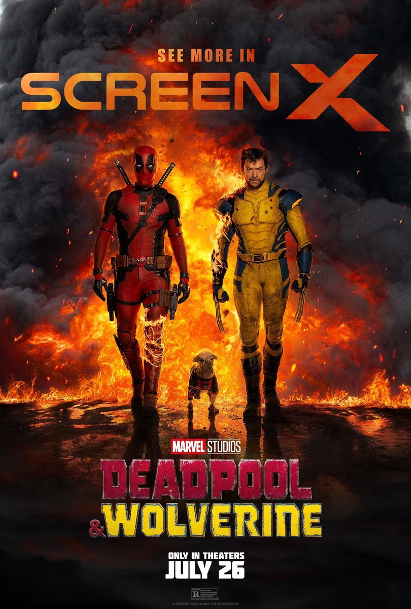 SomethingGeek's tweet photo. #DeadpoolandWolverine filminden ScreenX ve 4DX posterleri geldi! https://t.co/1gaEVfDZDZ