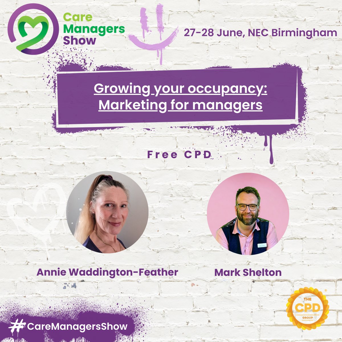 Caring_Times's tweet photo. #CareManagersShow session announcement: Growing your occupancy โ Marketing for managers with @wadders007 and Mark Shelton from @Barchester_care. Book your FREE ticket now: https://t.co/Go9HWV4IpR https://t.co/LzGILK9OZb