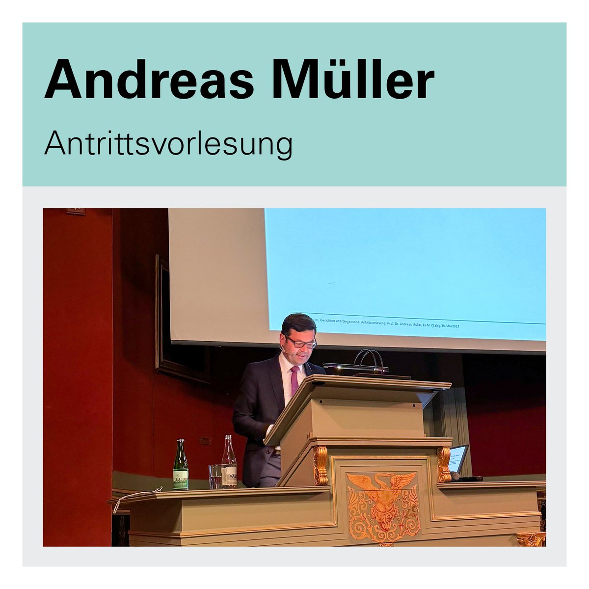 ius_unibasel's tweet photo. Wir blicken auf die Antrittsvorlesung von Prof. Dr. Andreas Müller zurück. Unter dem Titel «Von Geburtstagen, Gerichten und Gegenwind: Die Schweiz im internationalen Menschenrechtssystem» gab er faszinierende Einblicke.
#iusbasel #unibasel #antrittsvorlesung #andreas #müller https://t.co/MHqOkvxf8u