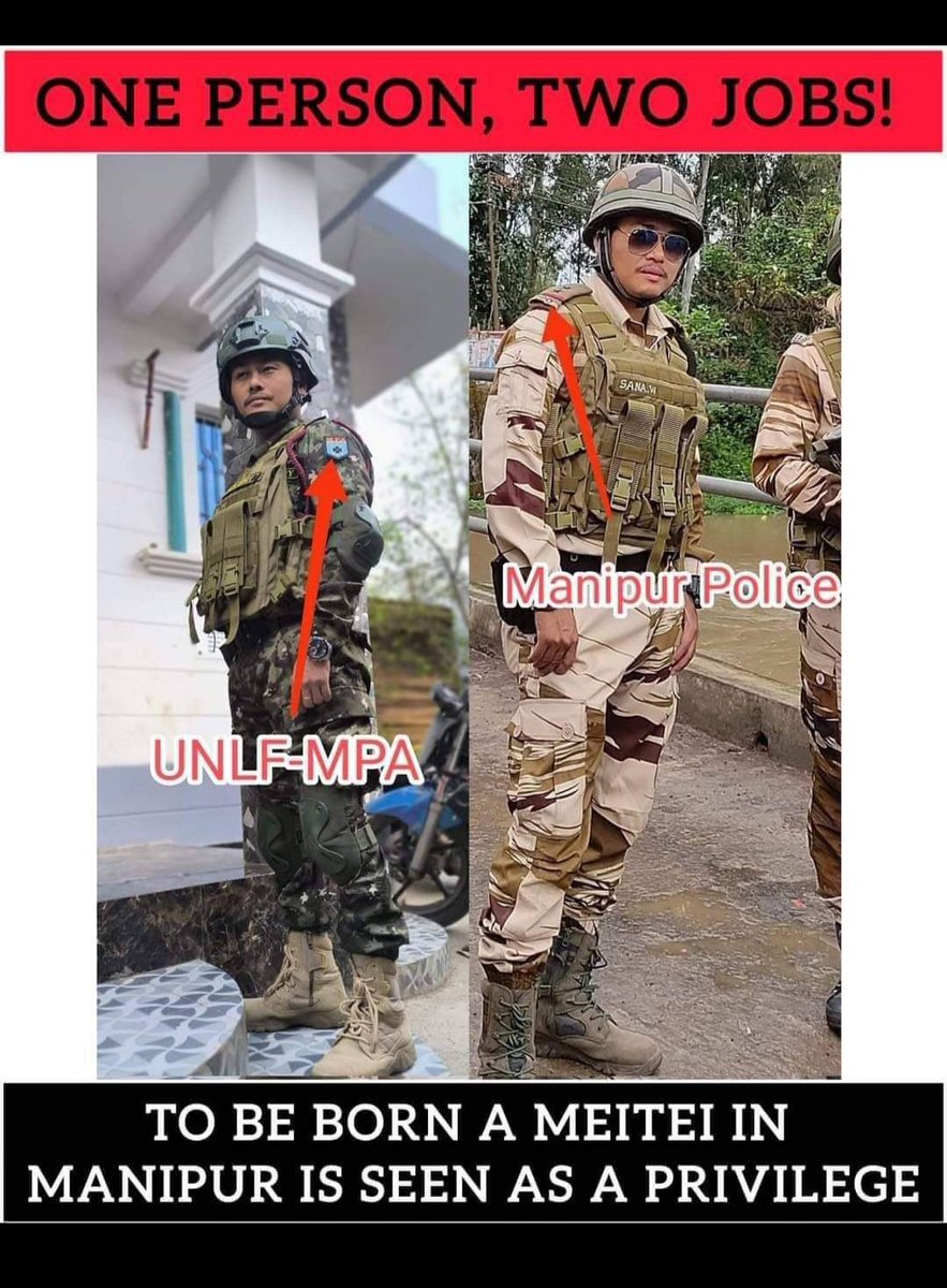 Eager4Justice's tweet photo. Evidence sureface again #ManipurGovernment Machinery complete faulire. Meitei militants can be Manipur police whenever they want. https://t.co/csWSqK8qBS still trying to cover up, What a #shamefulgovernment  @BJP4India @INCIndia @dhruv_rathee @thewirehindi @UN @MIB_India @adgpi https://t.co/LWPYb40sB5