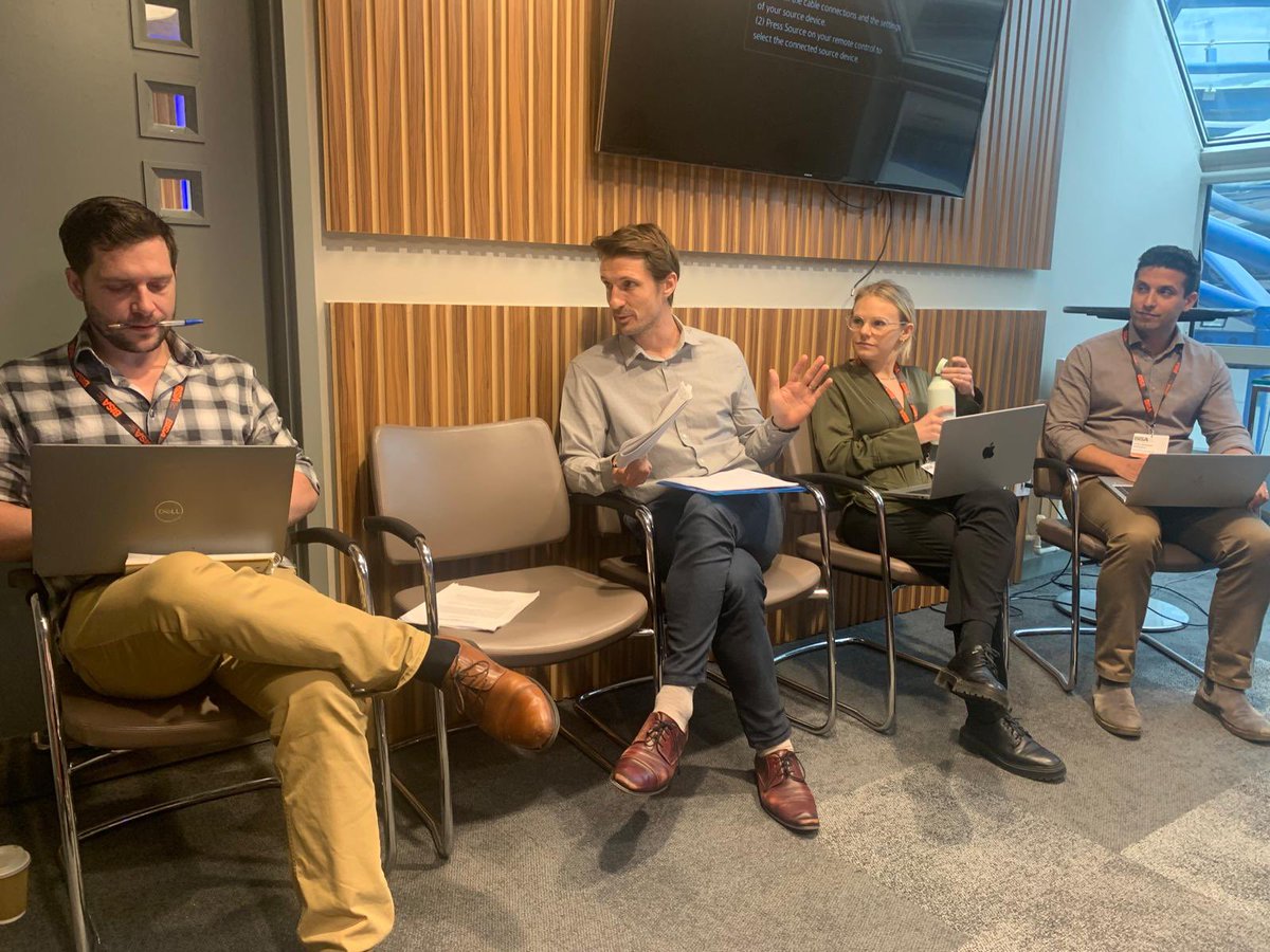 Victor Bouemar Dinocheau (@vbouemar) on Twitter photo Fantastic <a href="/MYBISA/">BISA - British International Studies Association</a> panel on the legacies of rebellion w/Philip Martin, <a href="/tessadevans/">Tessa Devereaux</a> and <a href="/afghanopoly/">Romain Malejacq afghanopoly.bsky.social</a>. We talked about legacies of rebel recruitment, insurgent gender governance, and rebel military organizations. Amazing research, inspiring feedback 🙏 Fantastic <a href="/MYBISA/">BISA - British International Studies Association</a> panel on the legacies of rebellion w/Philip Martin, <a href="/tessadevans/">Tessa Devereaux</a> and <a href="/afghanopoly/">Romain Malejacq afghanopoly.bsky.social</a>. We talked about legacies of rebel recruitment, insurgent gender governance, and rebel military organizations. Amazing research, inspiring feedback 🙏