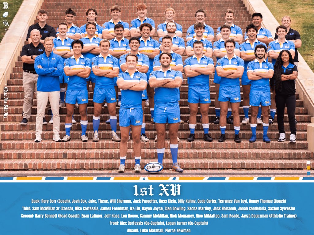 UCLA_RUGBY's tweet photo. The Mighty Bruins of 2023-2024! 

This squad have cemented their legacy as one of the most successful UCLA Rugby squads in recent history. 

“Leave the jersey in a better place than you found it”

#GoBruins #UCLARugby #OneInAllIn https://t.co/OYdwfWeCRB
