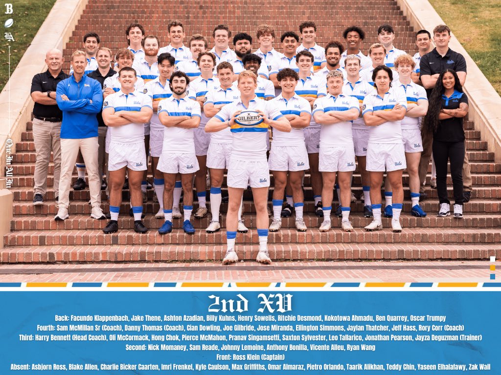UCLA_RUGBY's tweet photo. The Mighty Bruins of 2023-2024! 

This squad have cemented their legacy as one of the most successful UCLA Rugby squads in recent history. 

“Leave the jersey in a better place than you found it”

#GoBruins #UCLARugby #OneInAllIn https://t.co/OYdwfWeCRB
