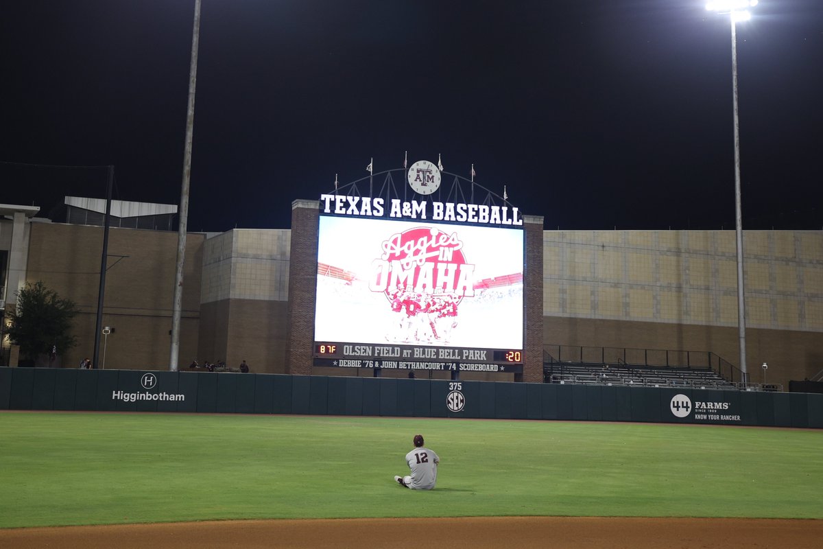 Good morning, 12th Man. Your Aggies are headed to Omaha!

#GigEm