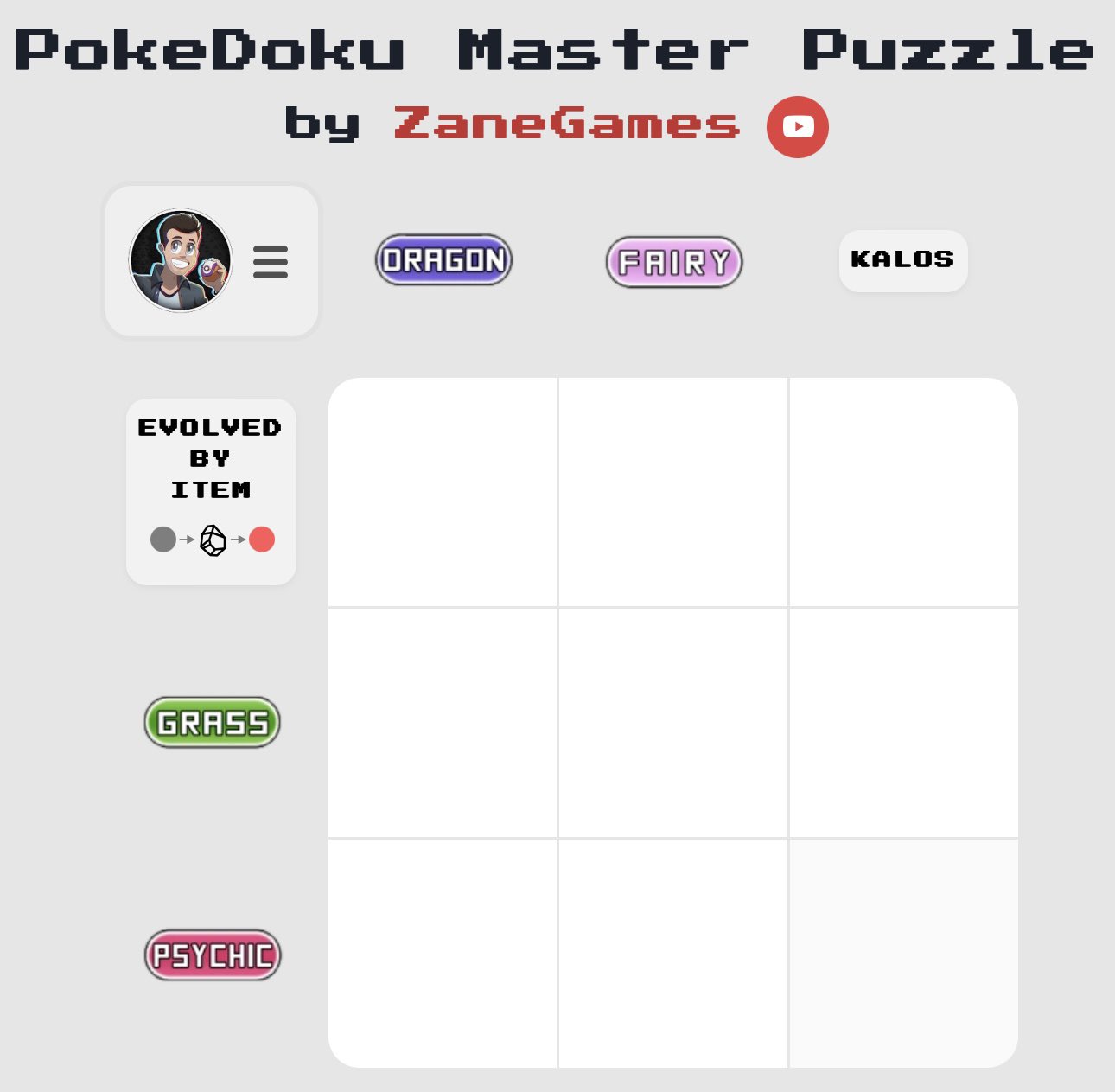 PokeDoku on X: “Shoutout ZaneGames for today’s awesome Master 