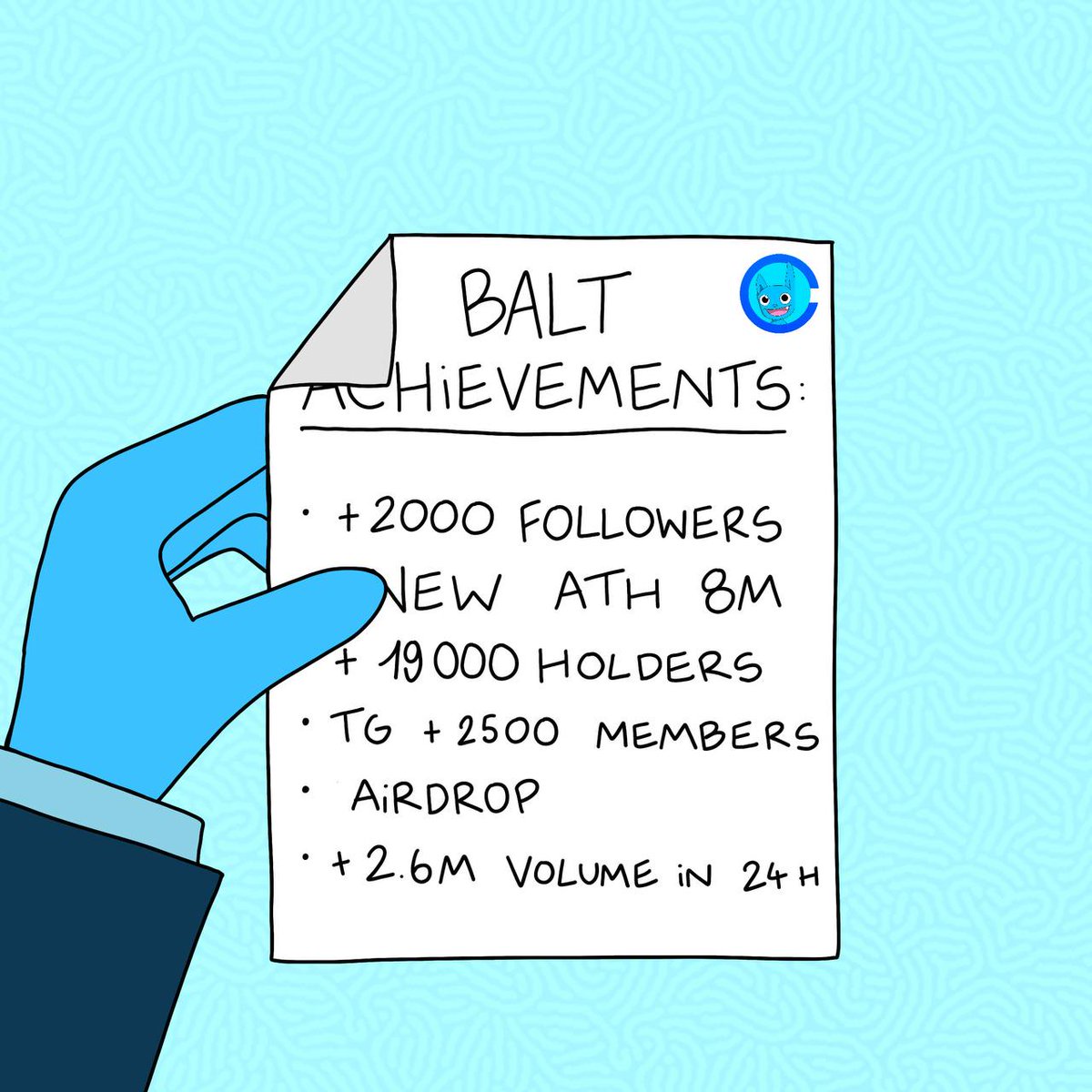 Balt_on_base's tweet photo. New achievements $BALT https://t.co/3Zgs2CFYhp