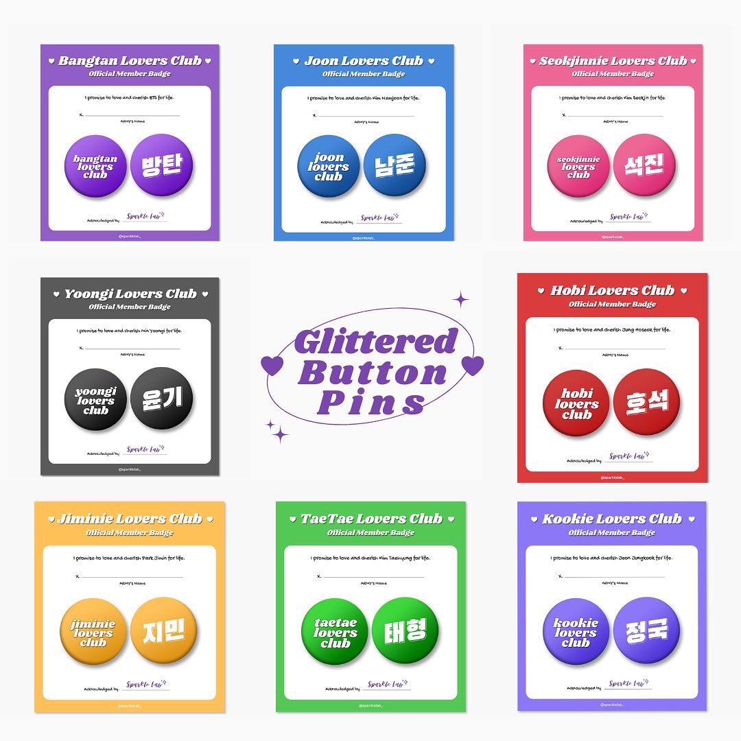 SparkleLAB_'s tweet photo. Bangtan Lovers Pin Set (2pcs per set) - 90php

Namjoon: 1 slot
Seokjin: 1 slot
Hobi: 2 slots
Taehyung: 4 slots
OT7: 1 slot

*Note: Other members sold out ❌ https://t.co/ECLEQaqAfu