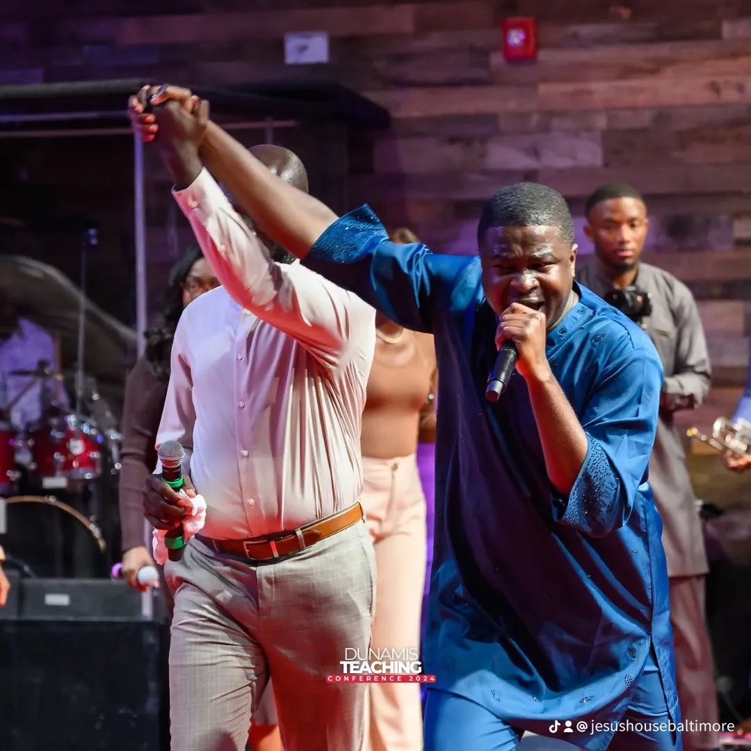 JesusHouseBalt's tweet image. Bidemi Olaoba @bidemiolaoba brought the FIRE to #DTC2024 🔥🔥 High-energy praise, infectious dance moves, and pure good vibes - he set the stage alight! We’re so grateful for his ministry and for being a blessing to us.

#JesusHouseBaltimore #DunamisTeachingConference2024