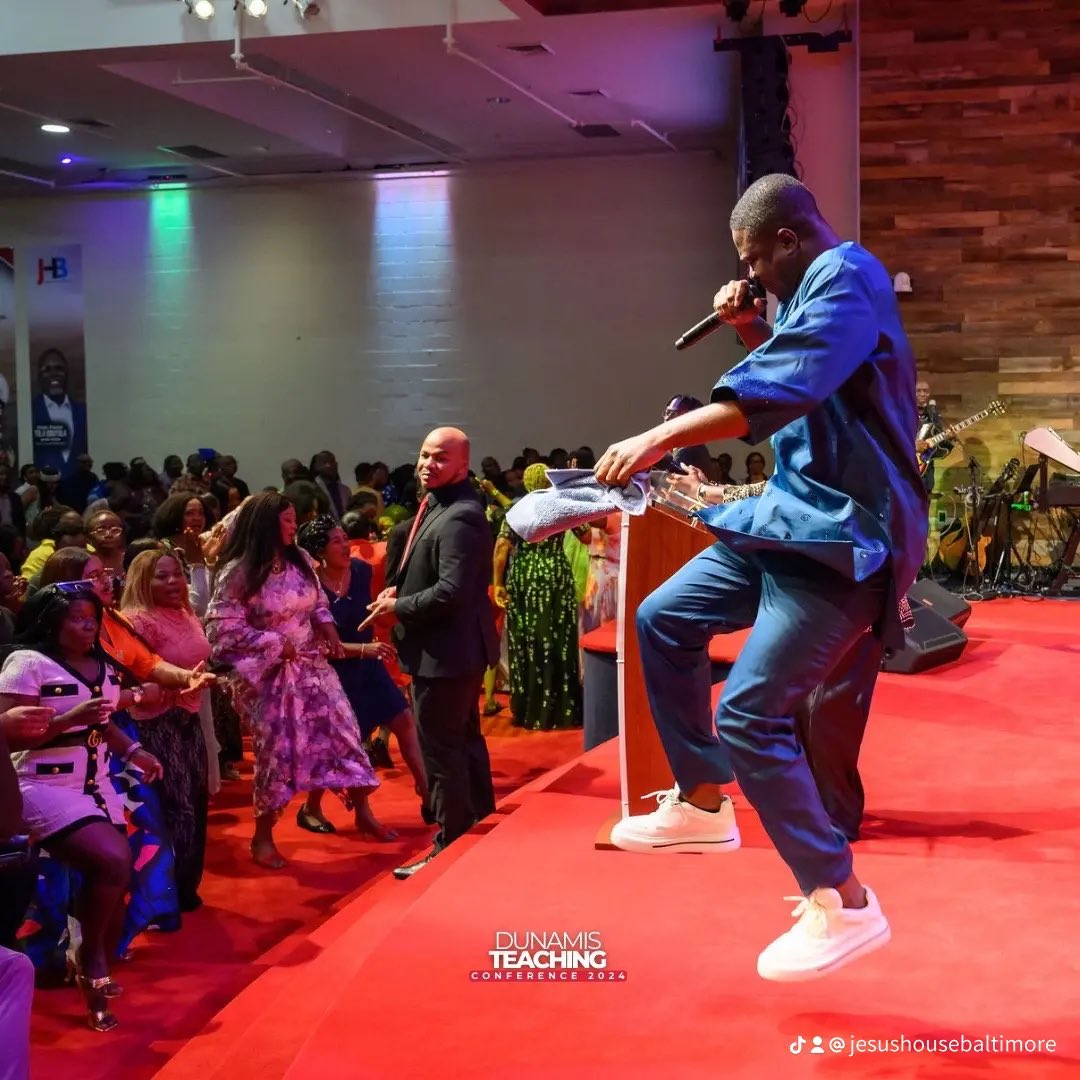 JesusHouseBalt's tweet image. Bidemi Olaoba @bidemiolaoba brought the FIRE to #DTC2024 🔥🔥 High-energy praise, infectious dance moves, and pure good vibes - he set the stage alight! We’re so grateful for his ministry and for being a blessing to us.

#JesusHouseBaltimore #DunamisTeachingConference2024