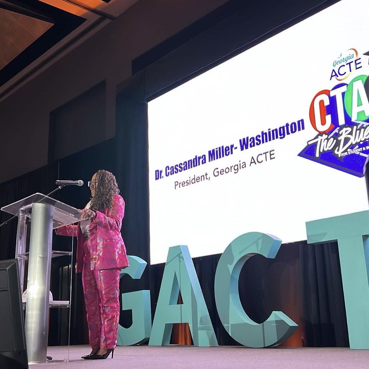 #GACTE Opening Session starts NOW as President Cassandra Miller-Washington brings greetings.