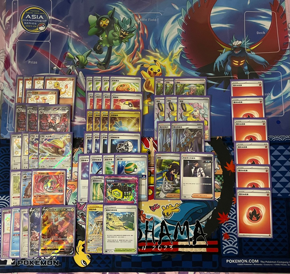 ptcg_Ho's tweet photo. Hong Kong Championship (10xx players)
Day1: 8-1 (16th)
R1 Raging Bolt W
R2 Gardy L
R3 Lost Dragapult W
R4 Miraidon W
R5 Zard W
R6 Ancient Box W
R7 LTB W
R8 Raging Bolt W
R9 Raging Bolt W

Day2 (BO3): 
Top32 Dragapult w/ Pidgeot 2-0 
Top16 LTB 2-1 
Top8 Lugia 1-2

Top8🔥🔥🔥 https://t.co/qdk8gXObsn