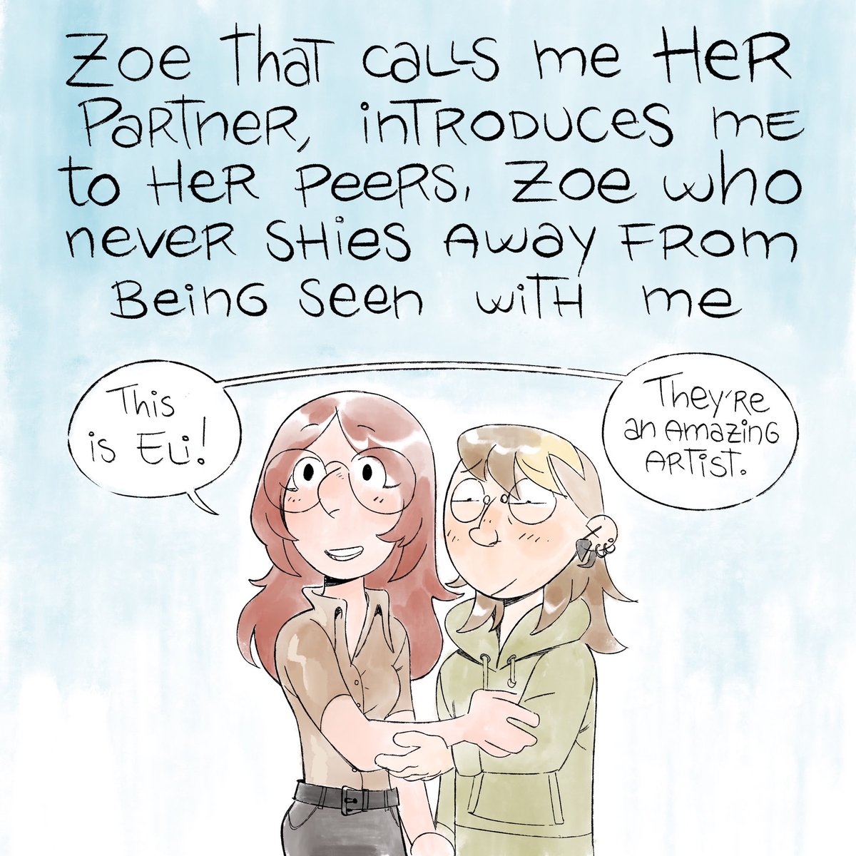 averytiredguy's tweet photo. Today’s my girlfriend bday, so I made her this lil comic as a gift 🐶🌹
(1/3) https://t.co/1IhTurPzr4
