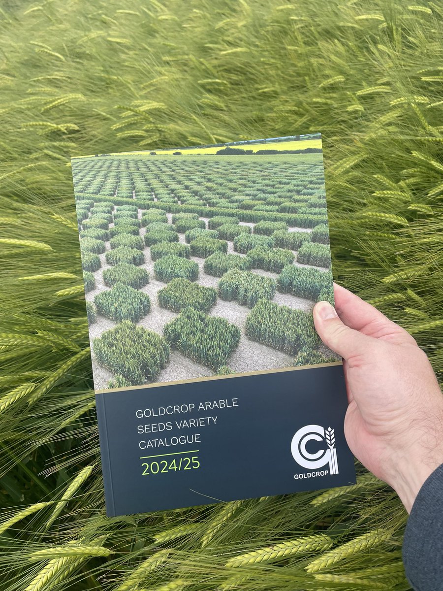 📣 Hot off the press..!! Just in time for the <a href="/Goldcrop/">Goldcrop</a> arable crop variety demos this week in Shanagarry. 
Plenty of useful information on crop choices, economics, plant breeding developments and much more for 2024/25. 🌾 #progress