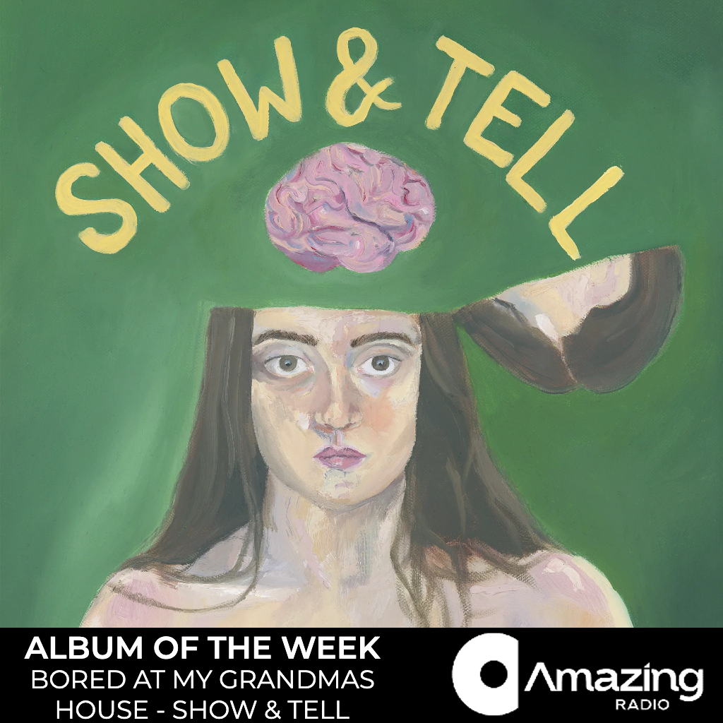 'Show &amp; Tell' is the much anticipated debut album from <a href="/boredatmygrans/">Bored at My Grandma's House</a>, packed into 12 hook-filled, shoegaze-fused-indie-pop slices.

'Show &amp; Tell' is our Album Of The Week! We'll be playing it, in full, this Friday, at 2pm, on <a href="/amazingradio/">Amazing Radio</a> 🎶