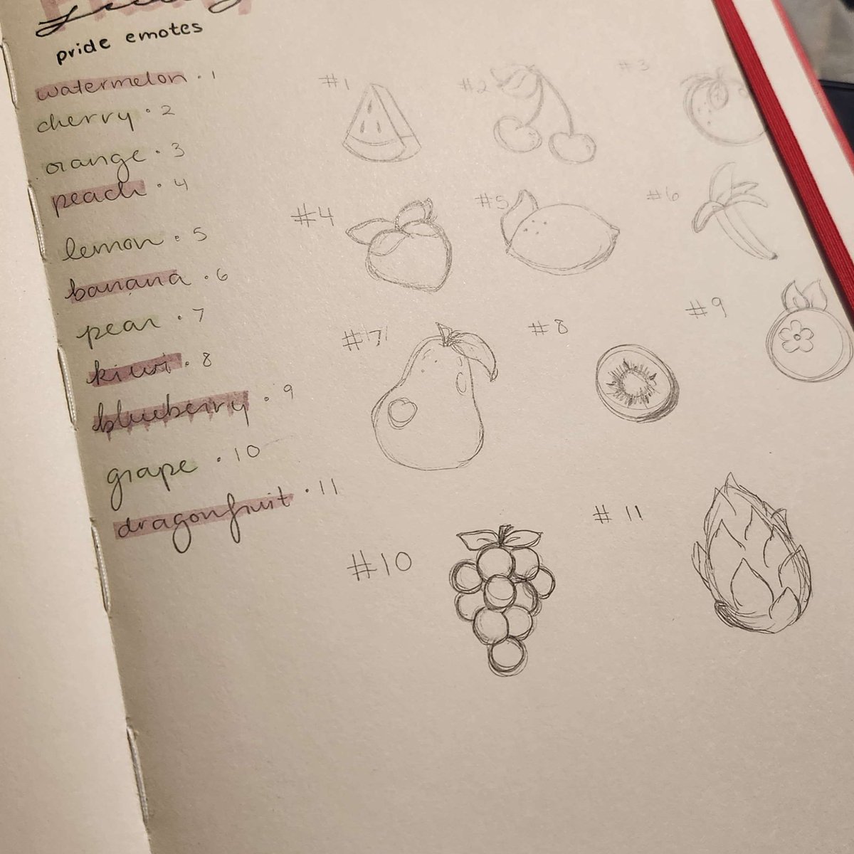 Today we are getting fruity! I am drawing some pride emotes! Bring a drink, co-work, &amp; enjoy the vibes! 🍑

⤿ Let's draw! twitch.tv/pandoricprinxe