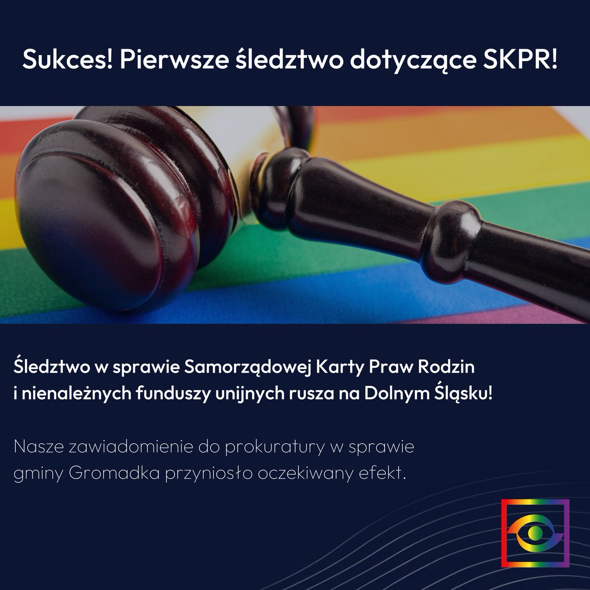 Equality_Watch's tweet photo. 📢Pierwsze śledztwo w sprawie #SKPR i nienależnych #funduszeUE wszczęła #Prokuratura w #Bolesławiec w spr. gminy #Gromadka. 
Ważny krok w stronę równości i niedyskryminacji!
@istotnepl @wyborczawroclaw
@prwpl @Radio_TOK_FM 
@gazeta_wyborcza @oko_press https://t.co/t9sW4jJPVx