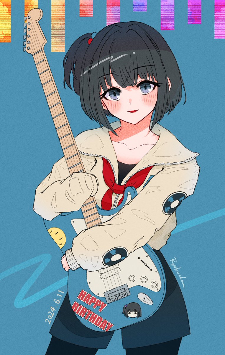 ryoku_illus's tweet photo. #雨森と美術 
#雨森小夜生誕祭2024 https://t.co/60b3Pmpzf7