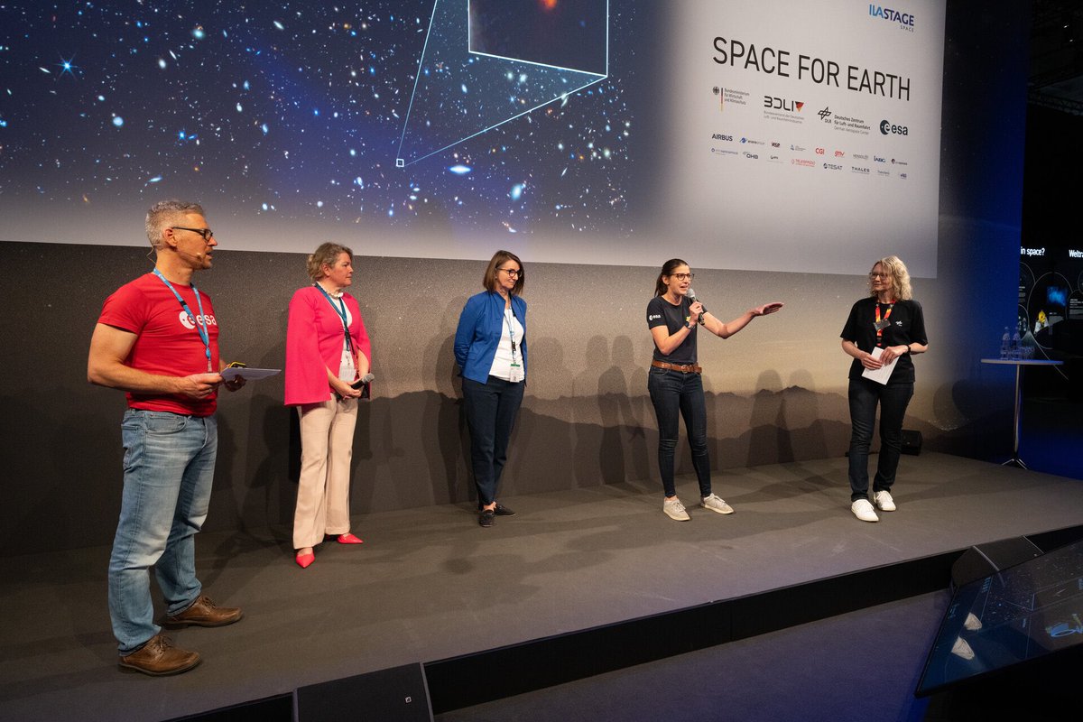 Had fun at <a href="/ILA_Berlin/">ILA Berlin - Pioneering Aerospace</a> this weekend talking about <a href="/ESA_Webb/">ESA Webb Telescope</a> and <a href="/ESA_LISAmission/">ESA's LISA mission</a>! Pic from ESA website.