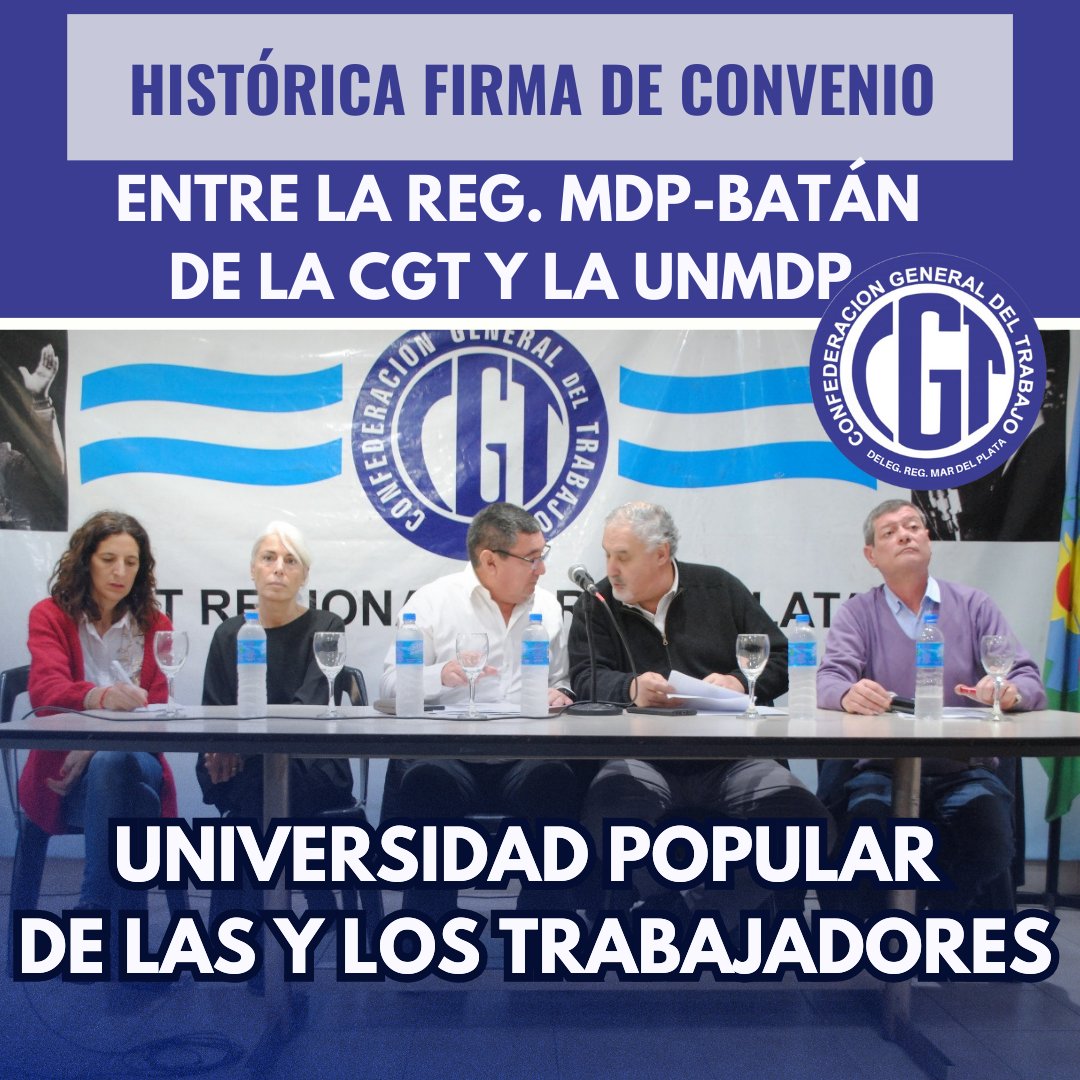 CGT Mar Del Plata Batán tweet media