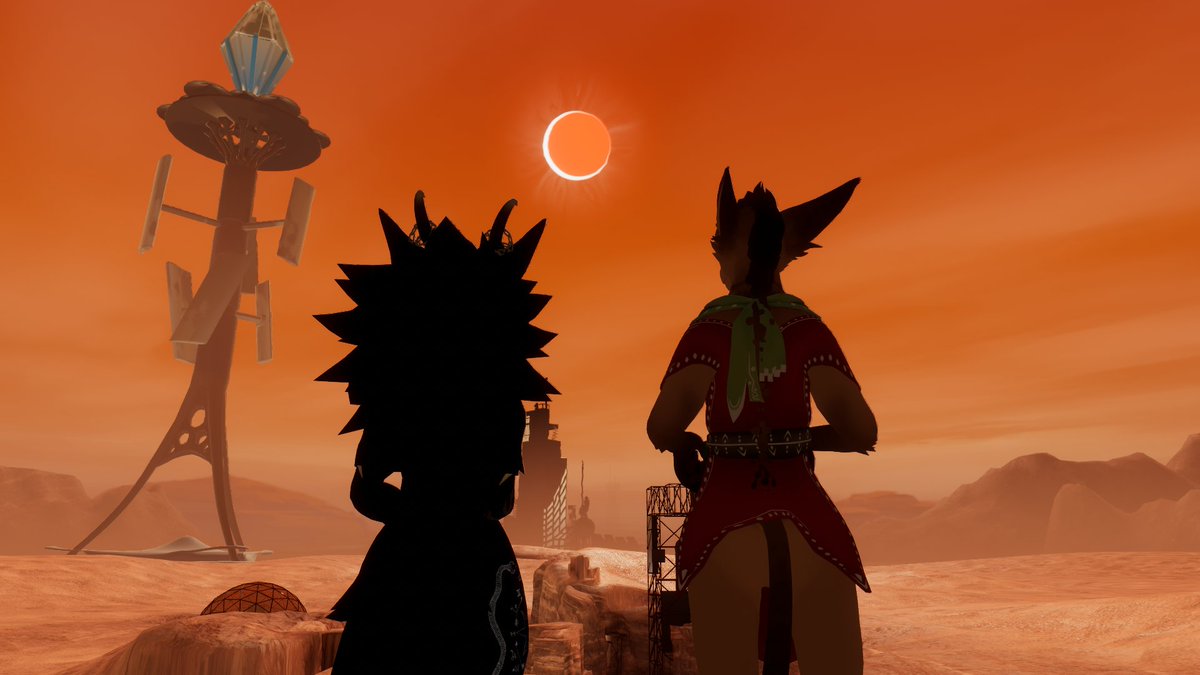 SpringfossVRC's tweet image. Totality 🖤💚
#furality #furalityumbra