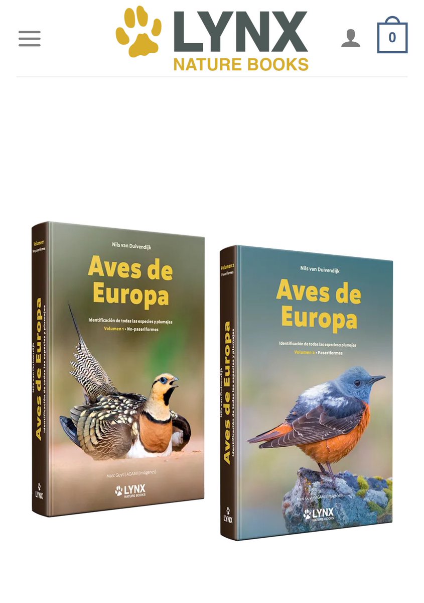 Id Handbook als coming in Spanish this year!
Translation done by @marcel_gil and published by <a href="/lynxnaturebooks/">Lynx Nature Books</a>.

More information here:
lynxeds.com/product/aves-d…