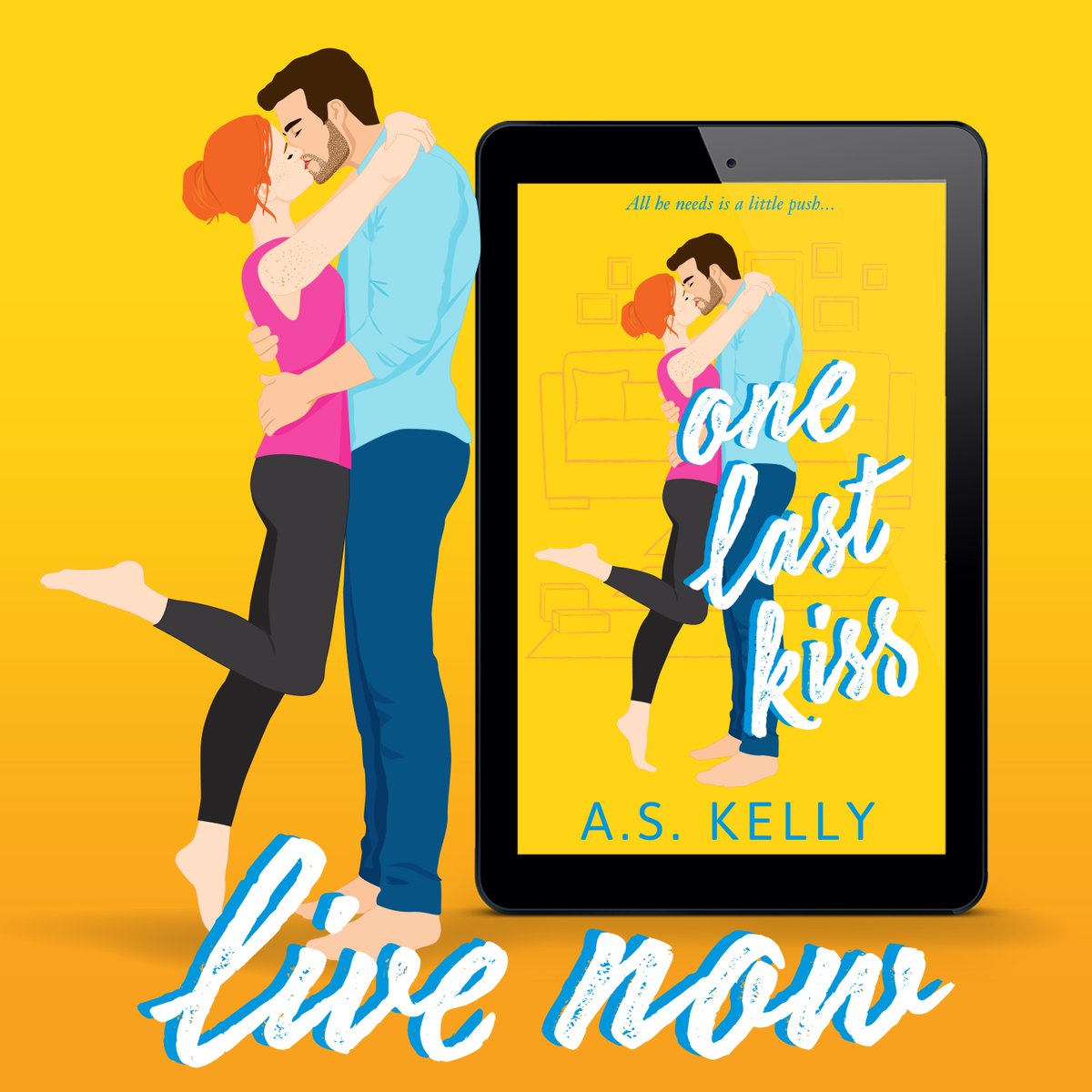 Follow the story of Parker and Rian as they each learn to let their guards down for each other. 
Expect a lot of laughs, some tears, and a whole heap of feels. 💋🥧🧘‍♀️💛

Available at all online stores 📚 books2read.com/onelastkiss

#SummerReading #bookaddicts #bookX #bookstoread