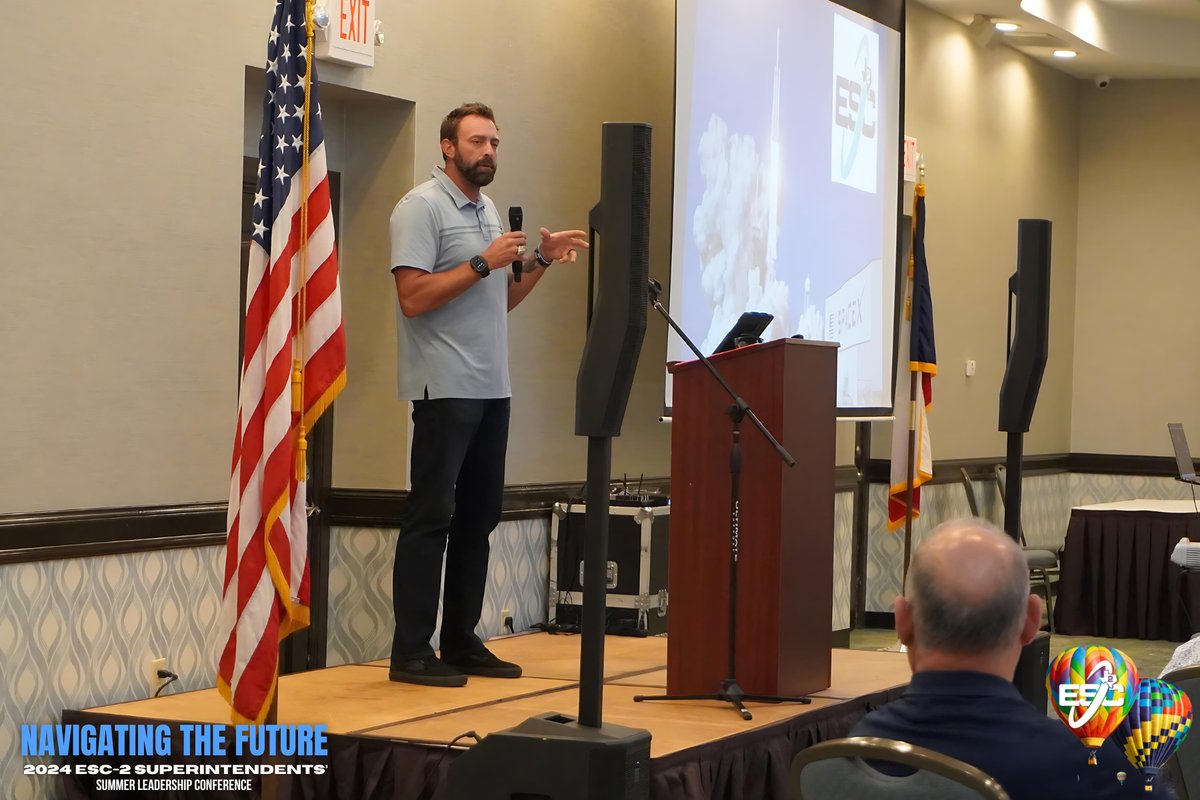 ESCRegion2's tweet photo. ESC, Region 2 hosted an incredible 2024 Superintendents’ Summer Leadership Conference! Jeremy Affeldt, MLB 3X World Series Champion, shared insights on Crafting Success Beyond Baseball.🏆Lt. Al Cisneros (Ret.), Blue Angels Pilot, inspired us with Soaring to New Heights.✈️ #ESC2 https://t.co/4DtjfKJ7VL