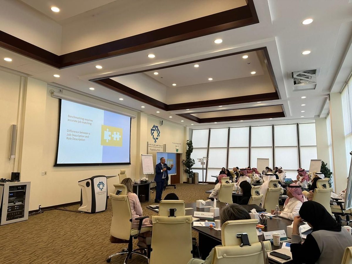 SHMS_Saudi's tweet photo. We are thrilled to announce the success of SHMS’s first MasterClass! 

Over 30 HR professionals gathered to learn and network. Thanks to our partners @WorldatWork and @IPAConnect, and to all participants. 

Stay tuned for future events! 

#SHMSMasterClass #SHMS https://t.co/klWbnSFUzK