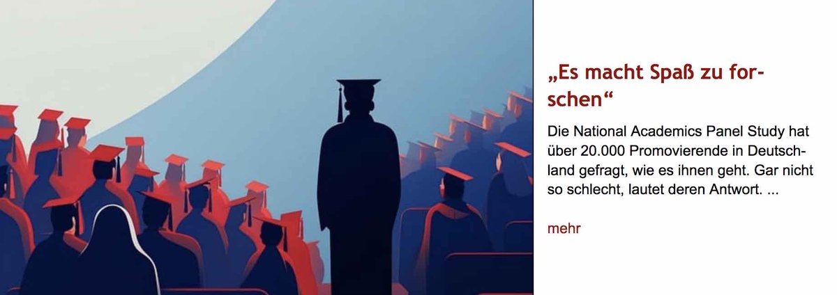 Die National Academics Panel Study (<a href="/Nacaps_Panel/">nacaps</a>) des <a href="/DZHW_info/">DZHW</a> hat über 20.000 #Promovierende in  Deutschland gefragt, wie es ihnen geht. Gar nicht so schlecht, wie es scheint … — Karin Lauschke fasst die Ergebnisse zusammen: laborjournal.de/editorials/301… #IchBinHanna