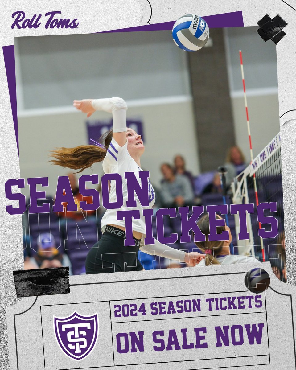 Tommievball's tweet photo. From the first serve to the final kill

Secure your spot for the 2024 Tommie Volleyball season

🎟️ https://t.co/axMq07tNy2

#RollToms https://t.co/uU5aeaXH1J