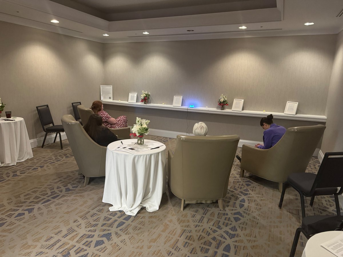 For anyone attending #HPCO2024, make sure to visit the Gormley Room on the lower level and stop into the Reflection Room. The calming space offers visitors a chance to reflect on their grief and loss journey, reading the stories of others and writing one of their own if desired.