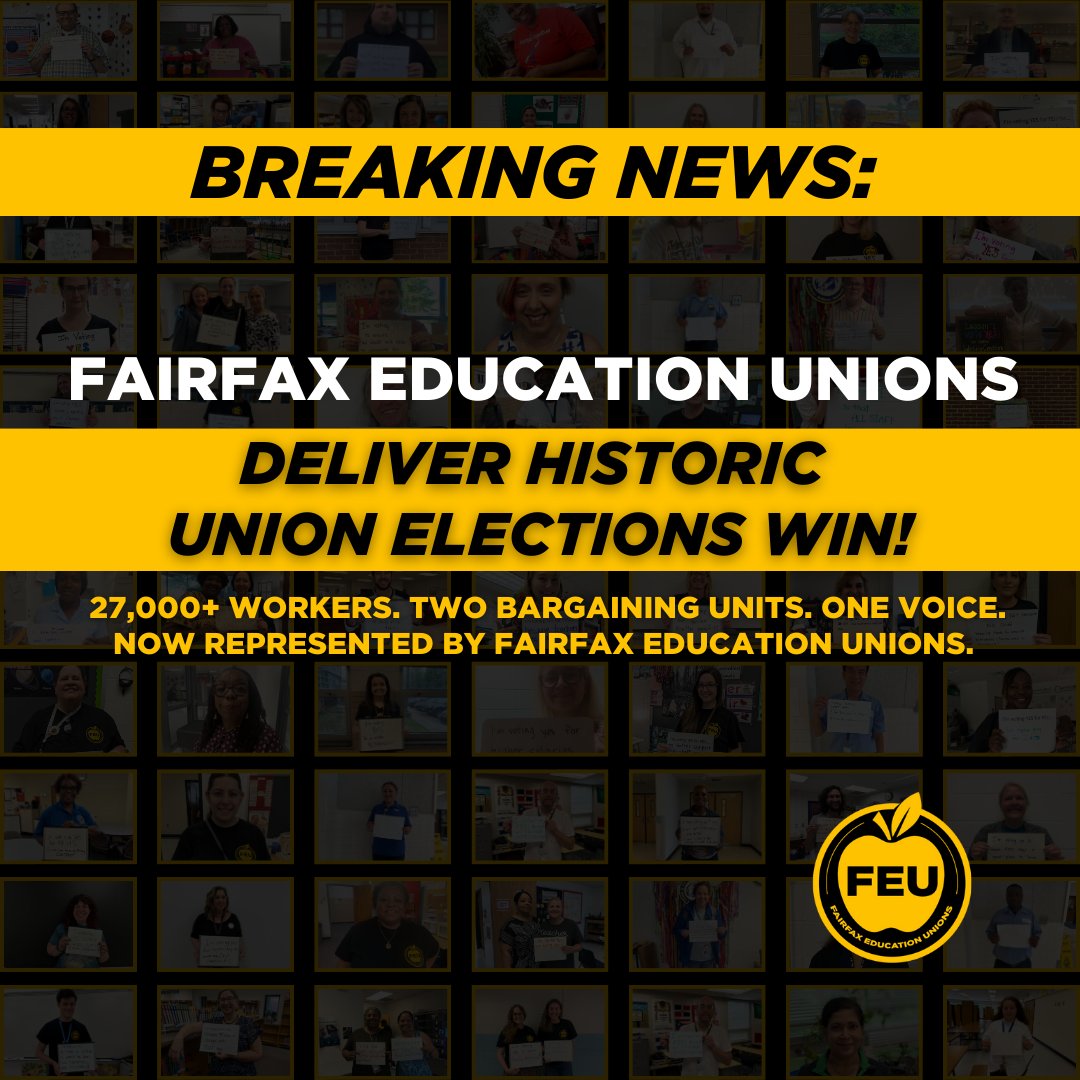 Fairfax Education Unions tweet media