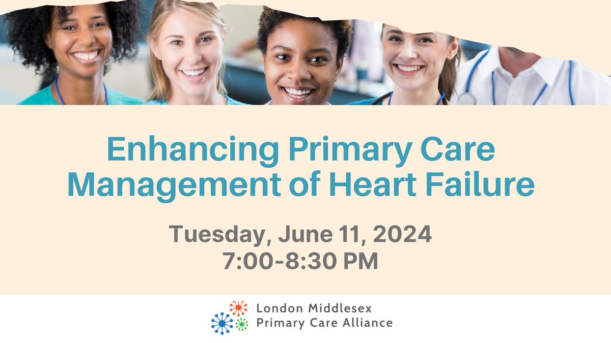 mlpcnetwork's tweet image. #Primarycare: join tonight’s Town Hall re: enhancing primary care management of heart failure led by experts Drs. Chris Licskai &amp;amp; Robert McKelvie. Register here: t.ly/-I-mD @melp09 @KellieScottMD @VineetMD