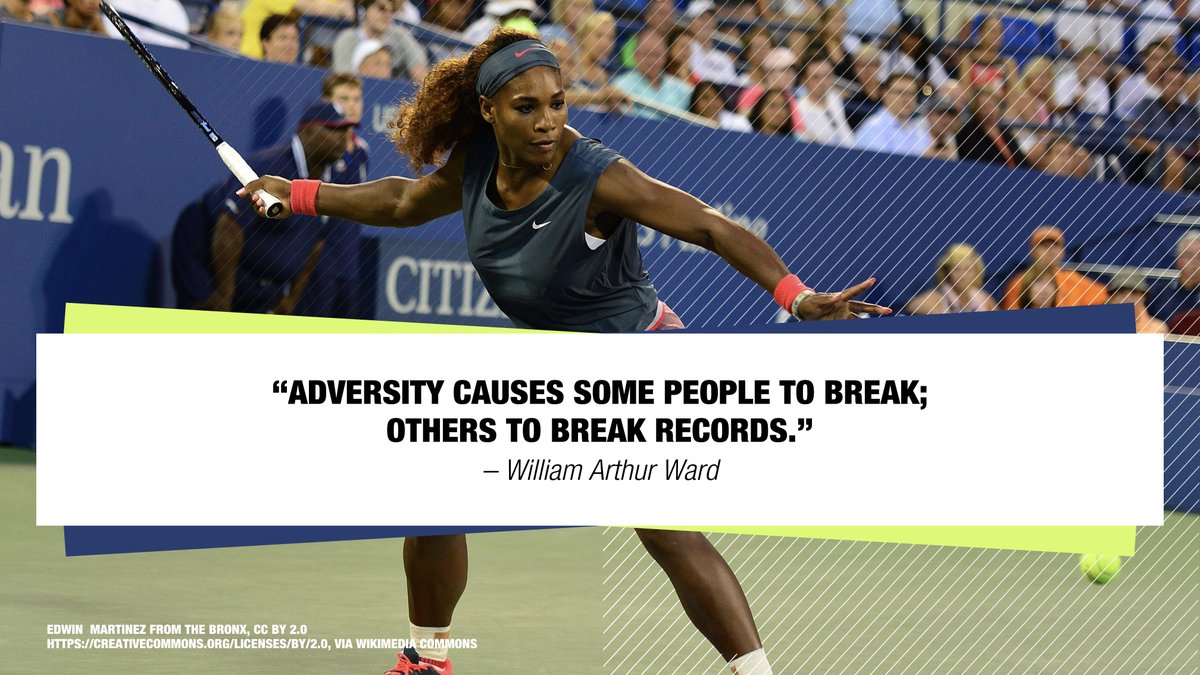 “Adversity causes some men to break; others to break records.” – William Arthur Ward #MotivationMonday